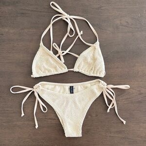 Jamaica Triangle Strings One Size Bikini Set